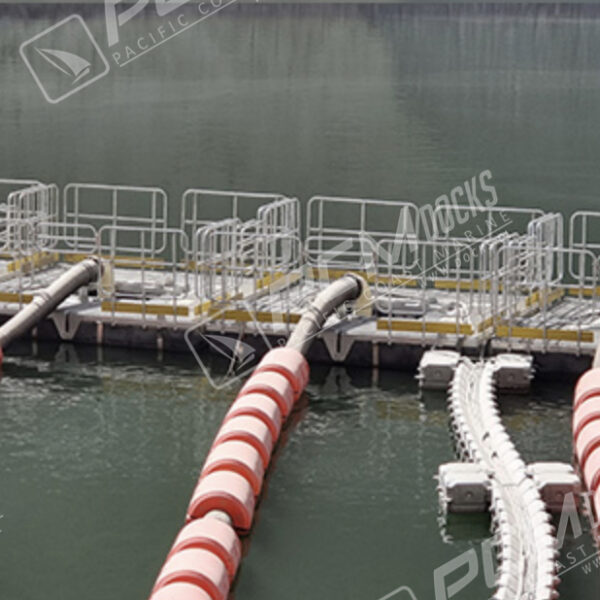 Instalación de cañerías flotantes