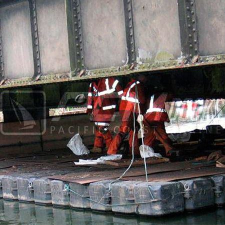 Guía de cañerías en obra industrial